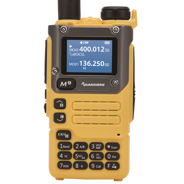 Quansheng UV-K6 Army Green Yellow Handheld Walkie Talkie - Image 2