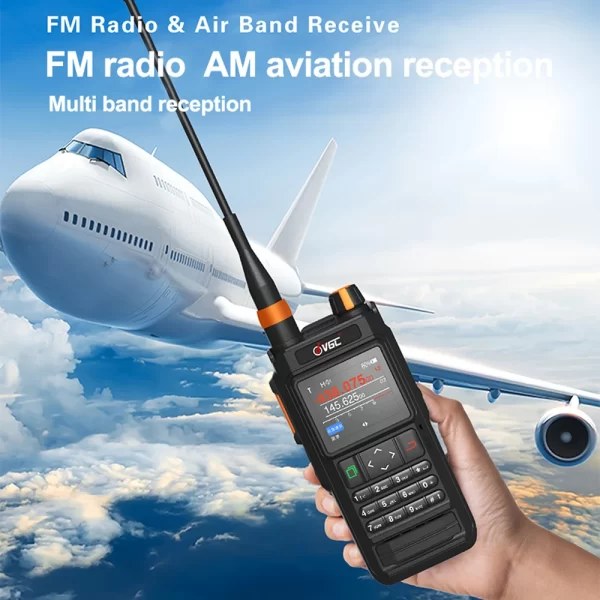 VR-N76 Transparent 8colors Portable Radio UV Dualband IP67 Waterproof Outdoor Radio Bluetooth GPS Positioning - Image 5