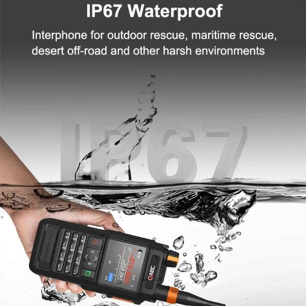 VR-N76 Transparent 8colors Portable Radio UV Dualband IP67 Waterproof Outdoor Radio Bluetooth GPS Positioning - Image 4