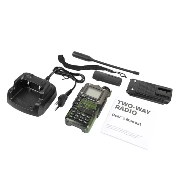 Quansheng UV-K6 Army Green Yellow Handheld Walkie Talkie - Image 7