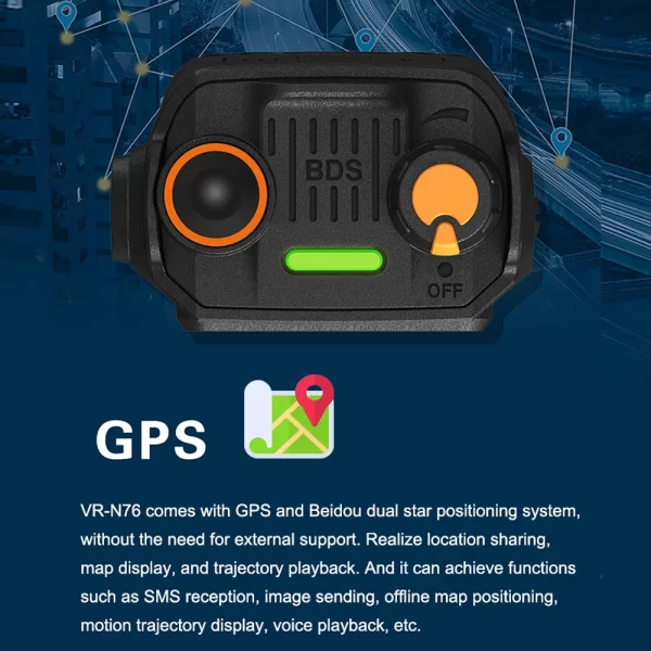 VR-N76 Transparent 8colors Portable Radio UV Dualband IP67 Waterproof Outdoor Radio Bluetooth GPS Positioning - Image 3