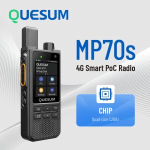 QUANSHENG MP70S PoC Android System High-Tech Walkie Talkie 4G Smart PoC Android 10 Two-Way Radio GPS Location