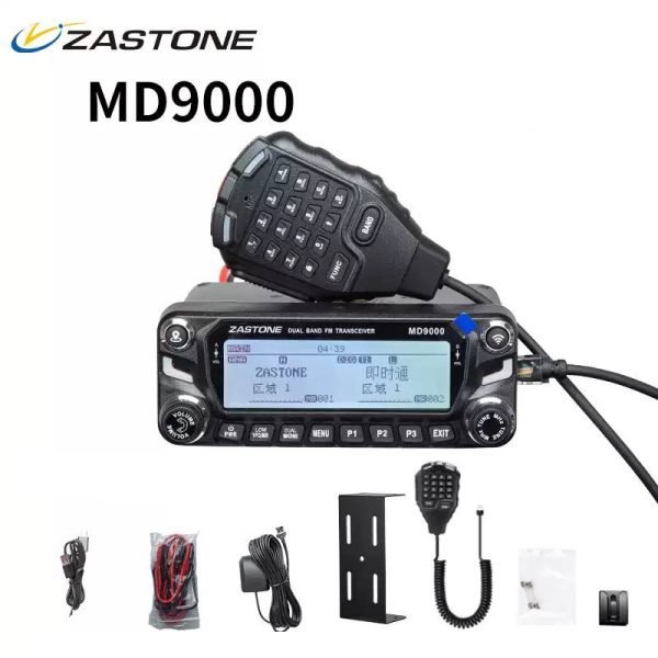 Zastone MD9000 50W Dual Band AM U/V DMR Digital Mobile Radio AES256 Bluetooth APRS GPS   - Image 3