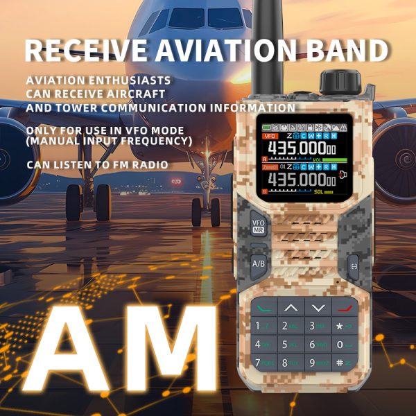 Baofeng RD-55pro Multi Band Walkie Talkie 10w Positioning APRS Wireless Frequency Writing Two Way Radio - Image 4