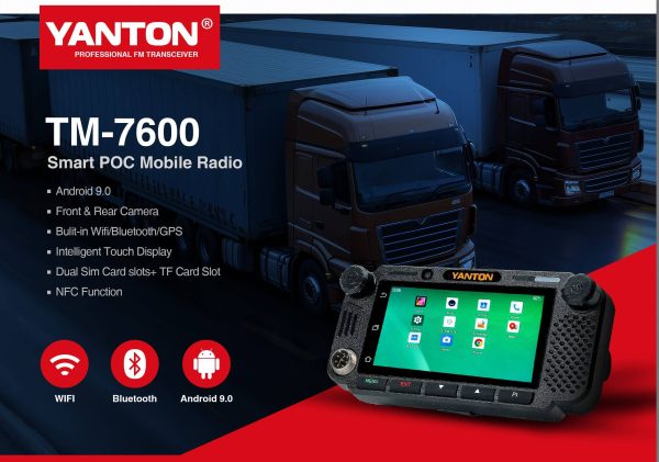 YANTON TM-7600 Professional PTT Radio 4G LTE 3G WCDMA GSM IP Network POC Mobile Car Radio Walkie Talkie With GPS - Image 5