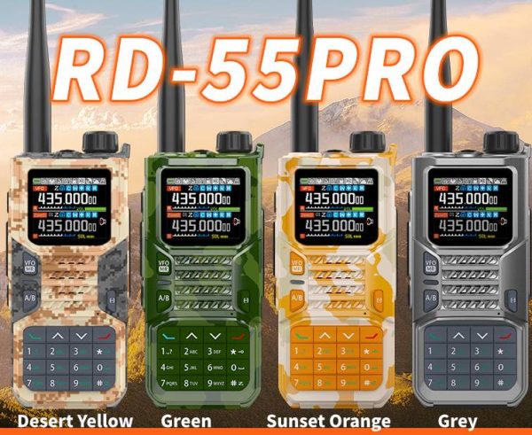 Baofeng RD-55pro Multi Band Walkie Talkie 10w Positioning APRS Wireless Frequency Writing Two Way Radio - Image 6