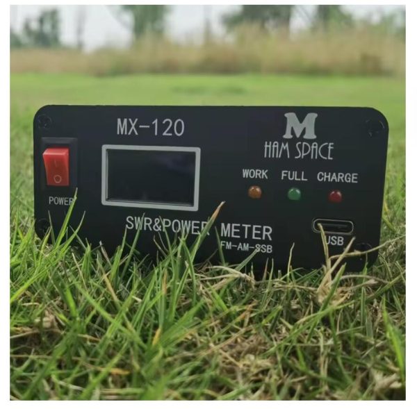 MX-120 1.8-50M 120W SWR & Power Meter FM-AM-SSB Rechargeable SWR Power Watt Meter with OLED Display - Image 3