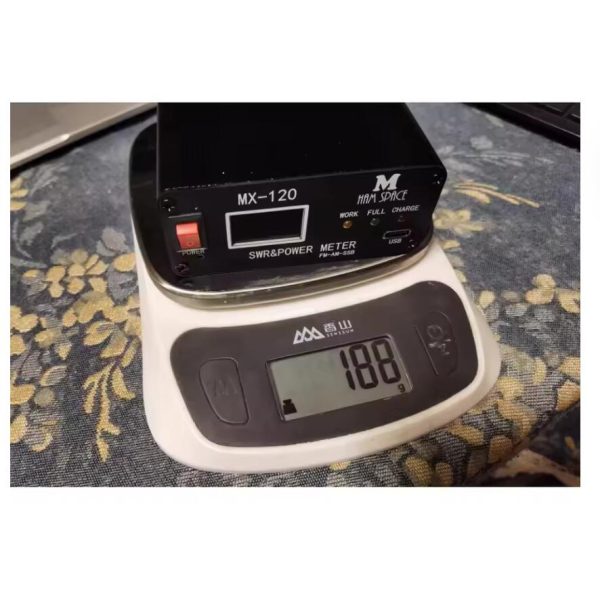 MX-120 1.8-50M 120W SWR & Power Meter FM-AM-SSB Rechargeable SWR Power Watt Meter with OLED Display - Image 6