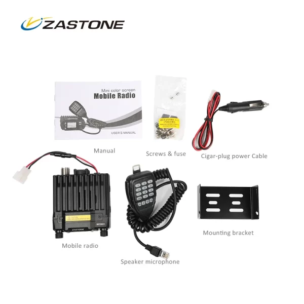 Walkie Talkie Zastone MP380+ 136-174MHz 400-480MHz Dual Band Mobile Radio Long Range Car Mobile Radio Station Transceiver - Image 6