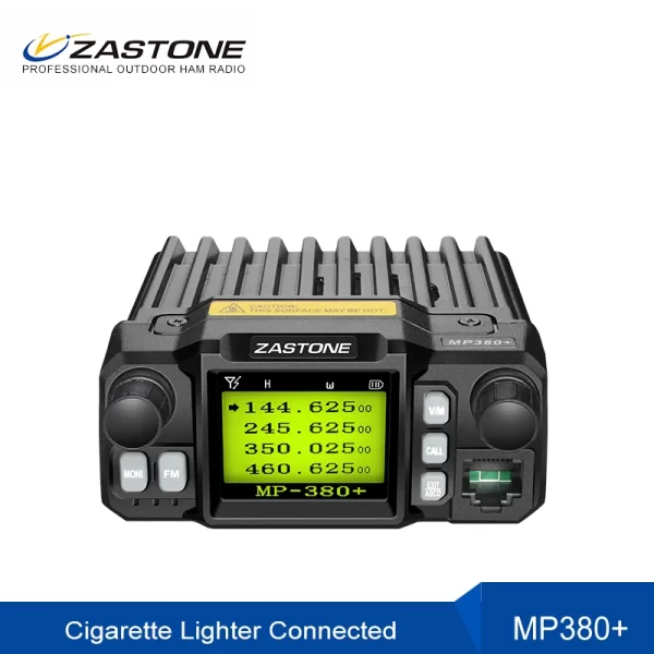 Walkie Talkie Zastone MP380+ 136-174MHz 400-480MHz Dual Band Mobile Radio Long Range Car Mobile Radio Station Transceiver