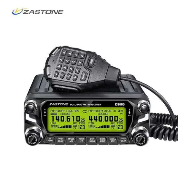 Zastone D9000 BT Wireless Microphone Car Radio Station 50W UHF/VHF 136-174/400-520MHz Two way radio Ham HF Transceiver - Image 2