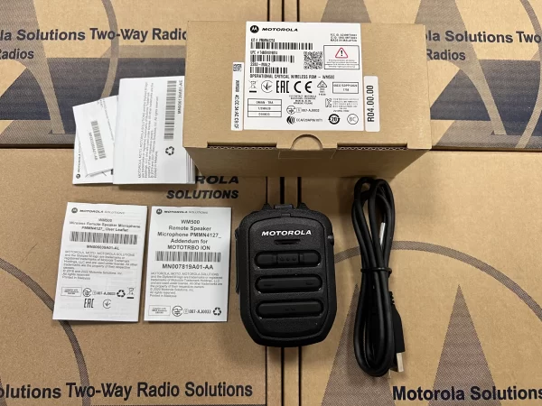 Original MOTOROLA PMMN4127 WM500 Wireless PoC/Radio Remote Speaker IP67 Bluetooth headset for MOTOROLA two-way radio ION R7 R7A - Image 5