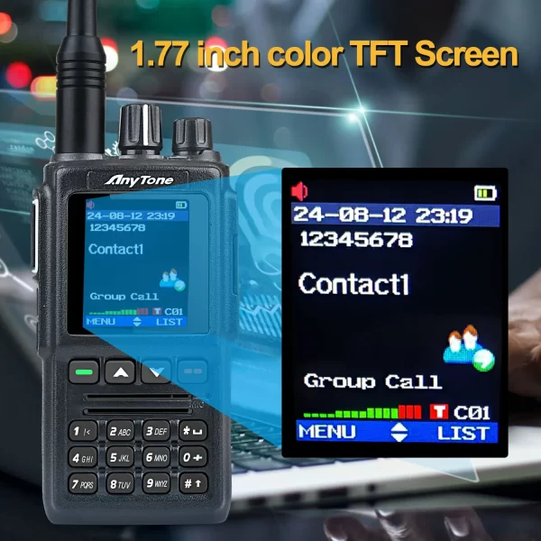 Anytone AT-D168UV DMR Digital Amateur Two Way Radio Free Shipping - Image 4