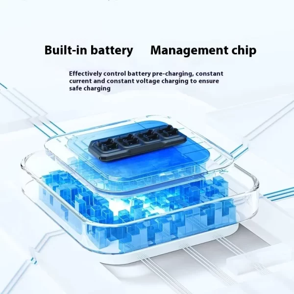 Hytera CM31 Charger 8-pack AC110-220V Walkie Talkie Charging Hub USB Type-C for S1/S1 Pro - Image 3