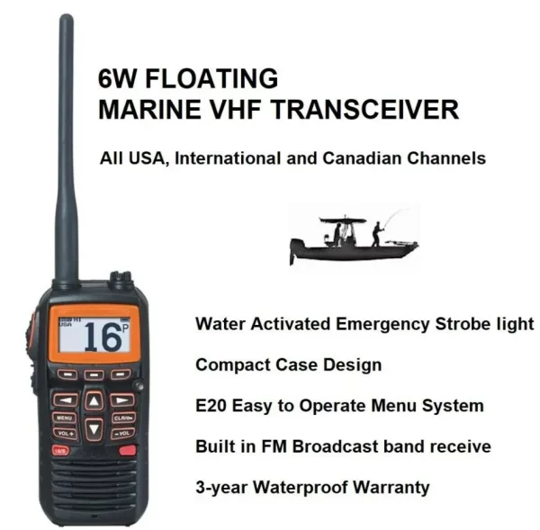 YAESU HX210 HX210E walkie talkie VHF Marine maritime floating handheld radio IPX7 Waterproof transceiver For Standard Horizon