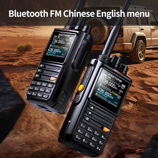 ZASTONE M8 10W Amateur Walkie Talkie AM Air Aviation Band High Power Two way Radio APP programming noise - Image 4