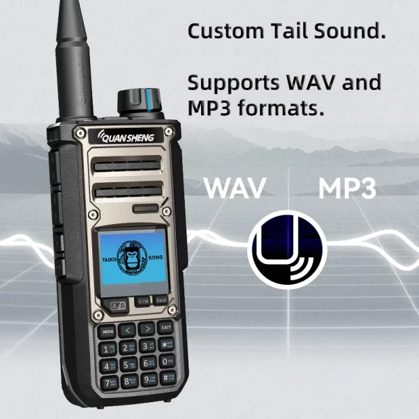 Quansheng TK11(8) Walkie Talkie 10W Dual Receiving PTT HF AM SSB 27MHz CB CW LSB LW MW SW Type-C NOAA for UV-K5 8 Ham Radio TK-11 - Image 6