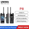 UNIWA P8 Android 14 Smart Zello Mobile Walkie Talkie 4 Inch HD+