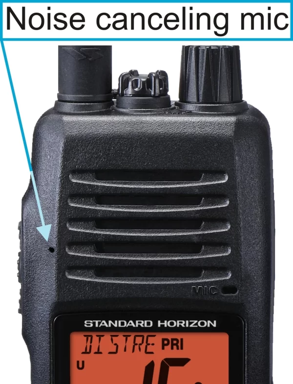 Submersible Marine Radio Standard Horizon HX400IS Intrinsically Safe 5W Handheld VHF Walkie Talkie - Image 2