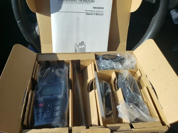 Submersible Marine Radio Standard Horizon HX400IS Intrinsically Safe 5W Handheld VHF Walkie Talkie - Image 4