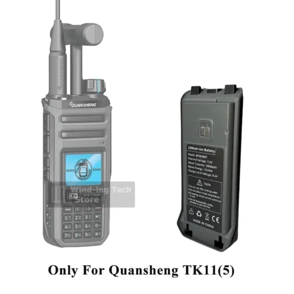 100% Original Quansheng TK11(5) Battery TK115 Walkie Talkie Replacement Support Type-C Charging - Image 5