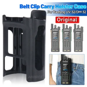 Original Belt Clip Hoster For Baofeng DM-32 Walkie Talkie Belt Holster Case UV32 Radio Belt Holder Case with Clip DM32 Accessory