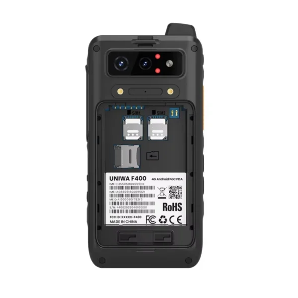 NEW Global Edition UNIWA F400 4G Zello Walkie Talkie Smartphone 4" Android15 5.0MP 13MP 4GB+64GB 4350mAh 15W PoC Radio SOS NFC - Image 6