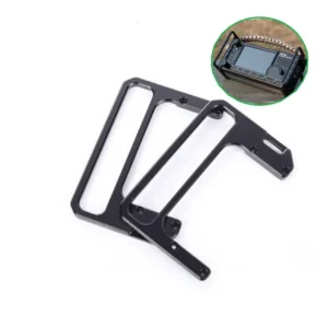 Mobile Radio Bracket Stand Transceiver Side Handle Mobile Radio Mount for XIEGU X6100 Outdoor Uses