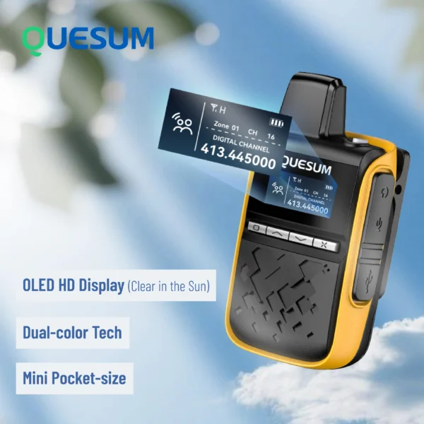 QUANSHENG M5 DMR Radio Digital Small Packet Walkie Talkie - Image 5