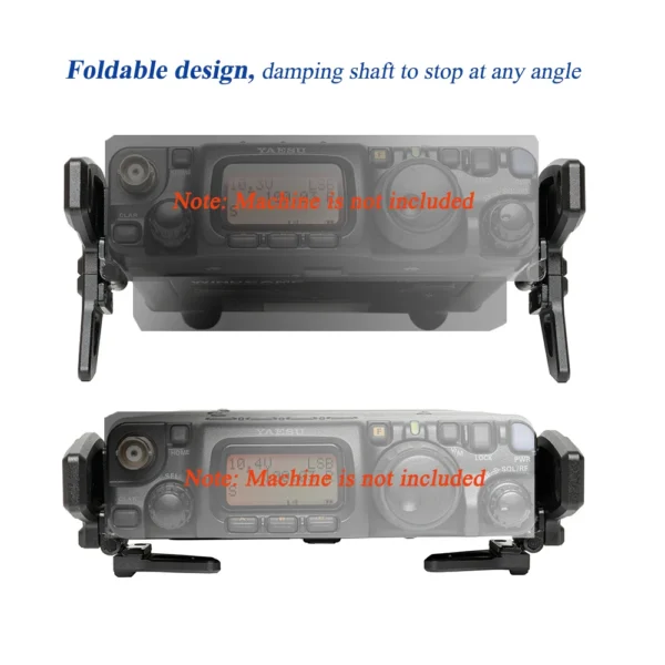 Aluminum Alloy Pterosaurs Stand for YAESU FT-818ND 817ND FT-817 FT-818 HF Ham Radio Foot bracket - Image 5