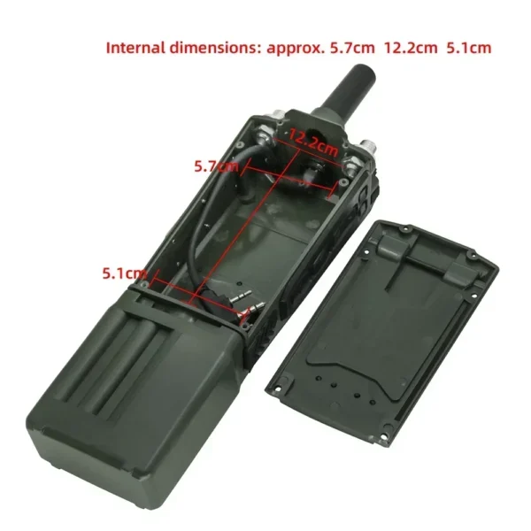 Tactical Headset Adapter PRC163 Harris Military Radio Dummy Virtual Box PRC 163 No Function Walkie Talkie Model for Baofeng UV-5R - Image 5