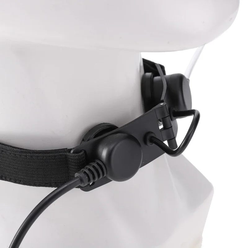 CS Z Tactical Throat Mic Z003 Air Tube Headset U94 PTT for BAOFENG UV-9R BF-A58 UV-9R Pro UV-XR GT-3WP BF-9700 UV-9R Plus Walkie Talkie - Image 4