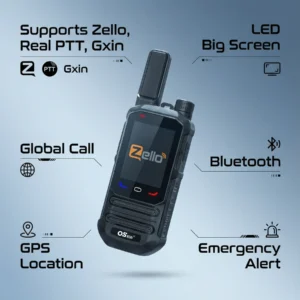 IP67 Waterproof 4G POC Walkie Talkie Zello GPS Bluetooth | Floating Handheld Outdoor