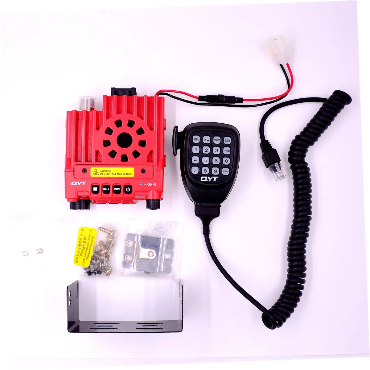 QYT 8900 Red Mobile Radio Dual Band 25W VHF UHF Mini Amateur Commercial Public Taxi Car - Image 6