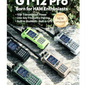 Senhaix GT-12 Pro 10W Multi-Band Handheld Radio GPS APRS APP Programming