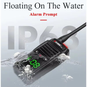 5W Handheld VHF/UHF Marine Transceiver IP68 Submersible Waterproof Floating Walkie Talkie Boat Ship Communication Radio