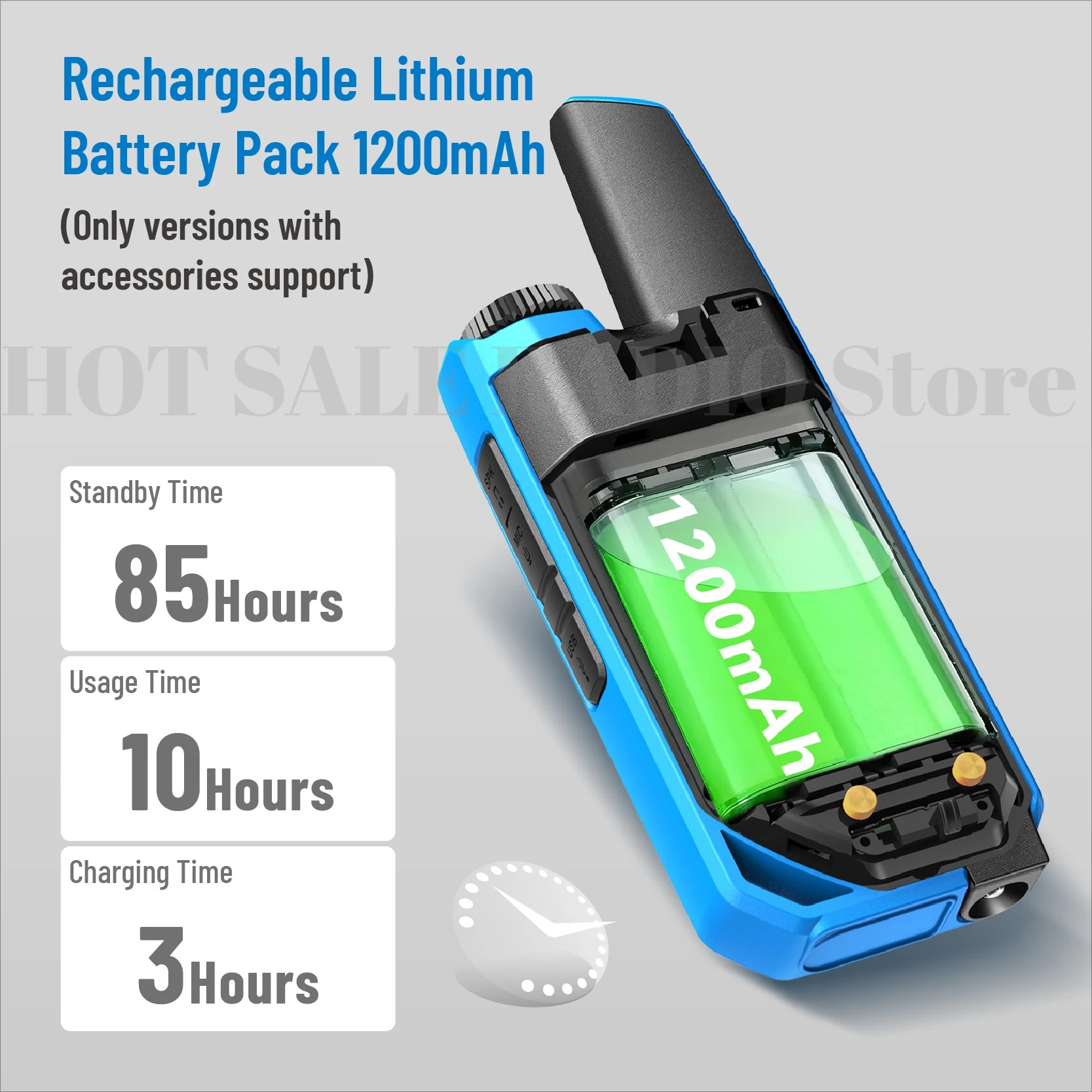 2Pcs QUANSHENG TG-FR1 PMR446 FRS Mini Walkie Talkie Licence-free Type-C Charger Long Range Two Way Radio for Camping Hotel - Image 3