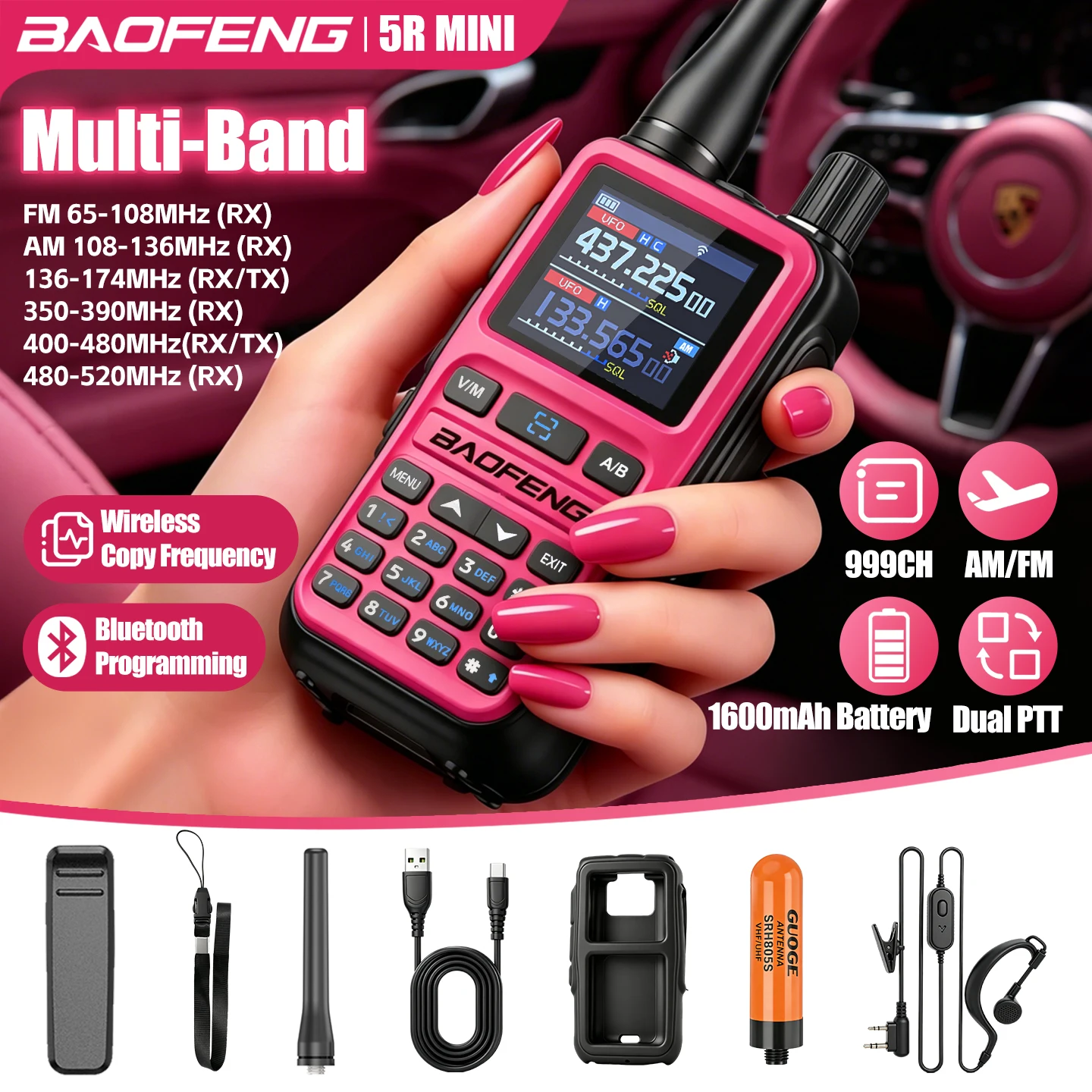 BAOFENG 5Rmini is the Ultimate Travel & EDC Radio: Hands-on with Bluetooth Frequency Sync and Dual PTT Transmitter - Image 4