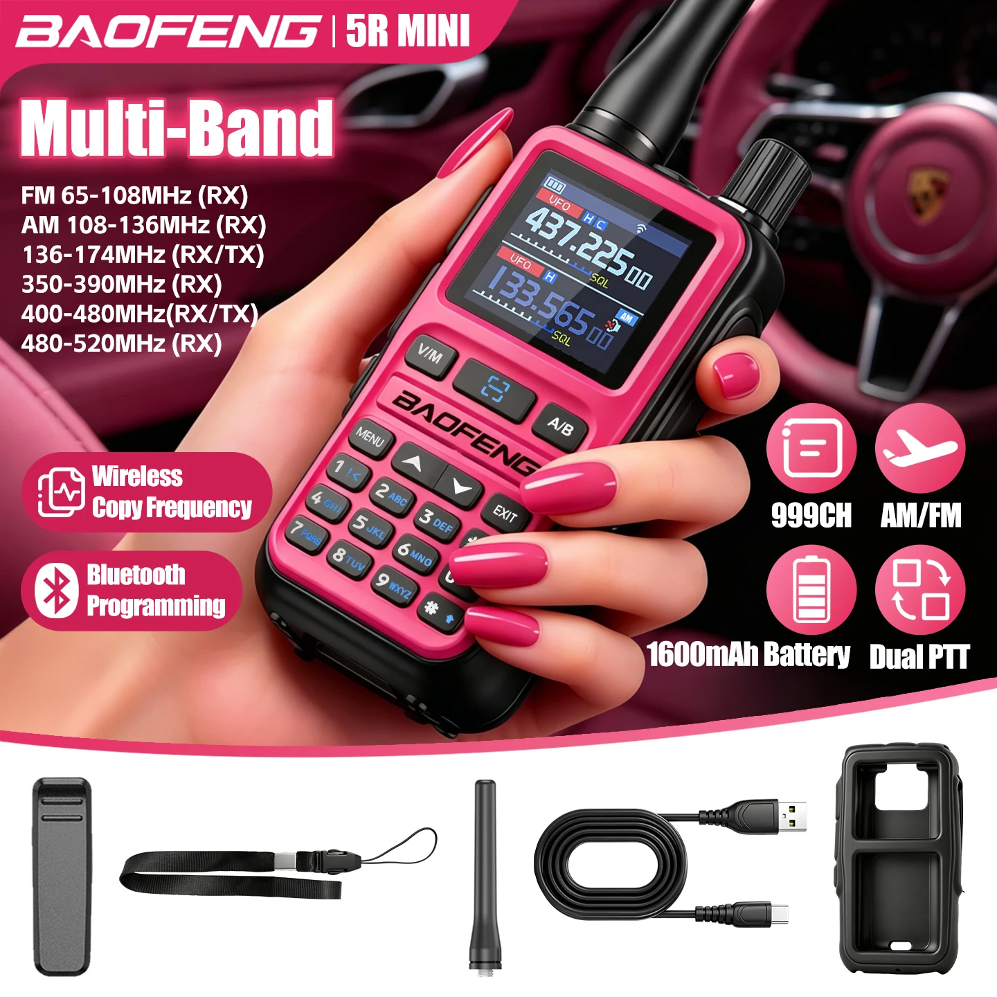 BAOFENG 5Rmini is the Ultimate Travel & EDC Radio: Hands-on with Bluetooth Frequency Sync and Dual PTT Transmitter - Image 6