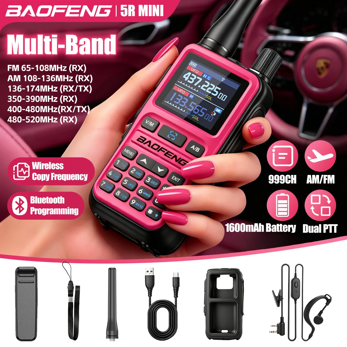 BAOFENG 5Rmini is the Ultimate Travel & EDC Radio: Hands-on with Bluetooth Frequency Sync and Dual PTT Transmitter - Image 5