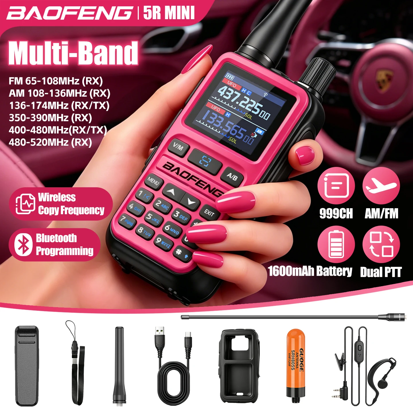 BAOFENG 5Rmini is the Ultimate Travel & EDC Radio: Hands-on with Bluetooth Frequency Sync and Dual PTT Transmitter - Image 3