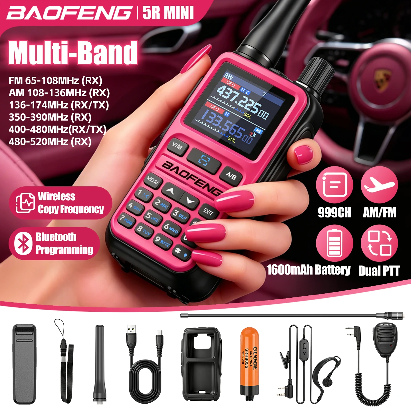BAOFENG 5Rmini is the Ultimate Travel & EDC Radio: Hands-on with Bluetooth Frequency Sync and Dual PTT Transmitter - Image 2