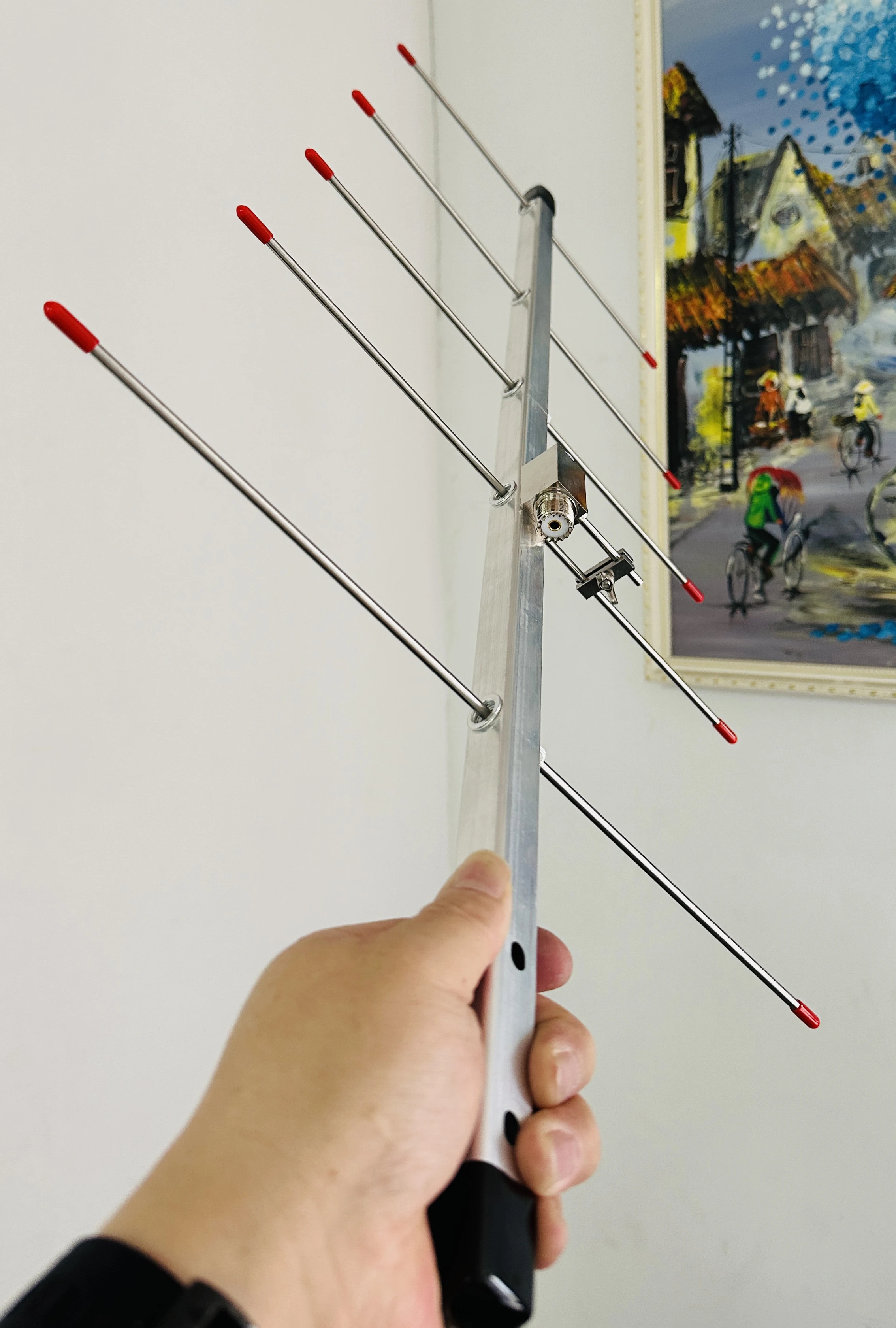 Portable Detachable 5-Element UHF Yagi Antenna Adjustable 420‑450MHz for HAM Radio Repeater Operation - Image 3