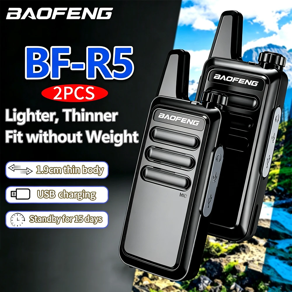 Baofeng BF-5R Mini 2-ways Radios Free Shipping 2pcs/pair