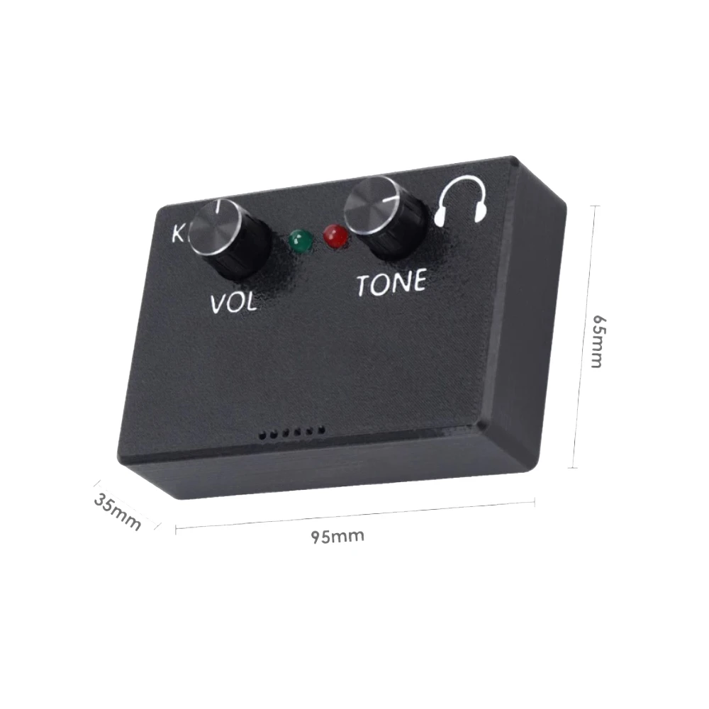 T-6 Morse Code Trainer Adjustable Volume & Tone CW Sound & Light Practice for Manual Telegraph Key - Image 2