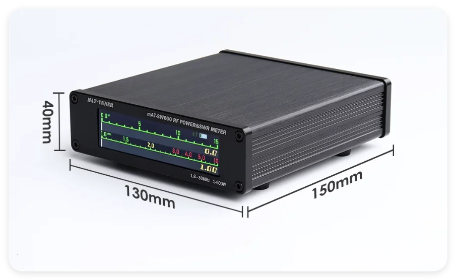 MAT-SW600 Digital SWR Power Meter 1.8-30 MHz 600 W High Precision HF Amateur Radio - Image 6